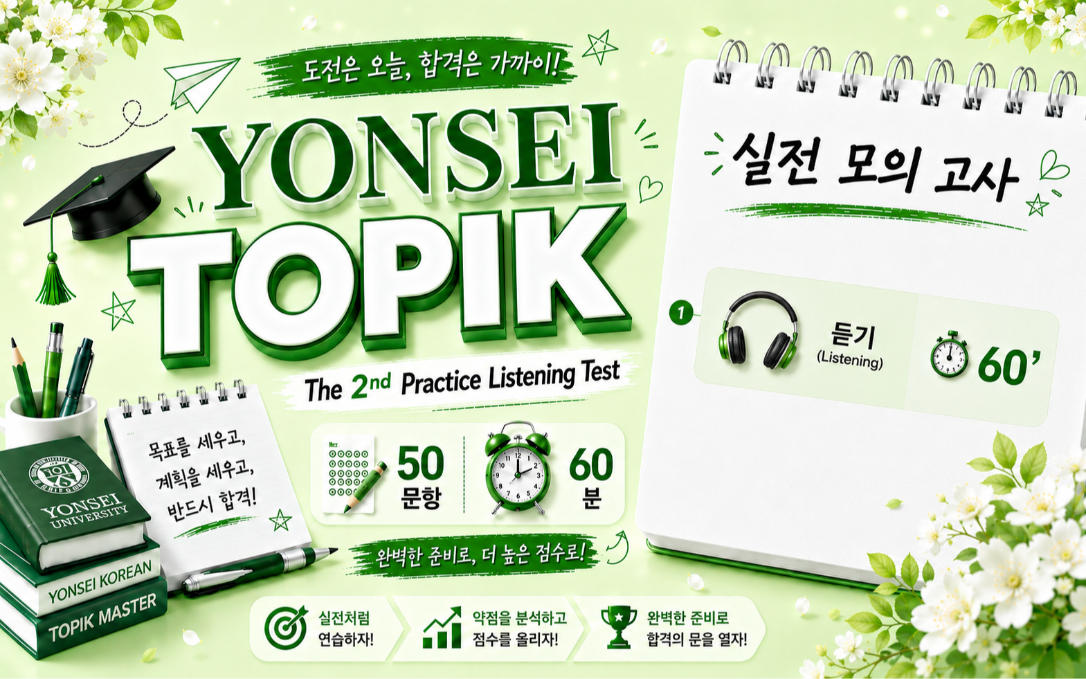 YONSEI TOPIK | The 2nd Practice Listening Test