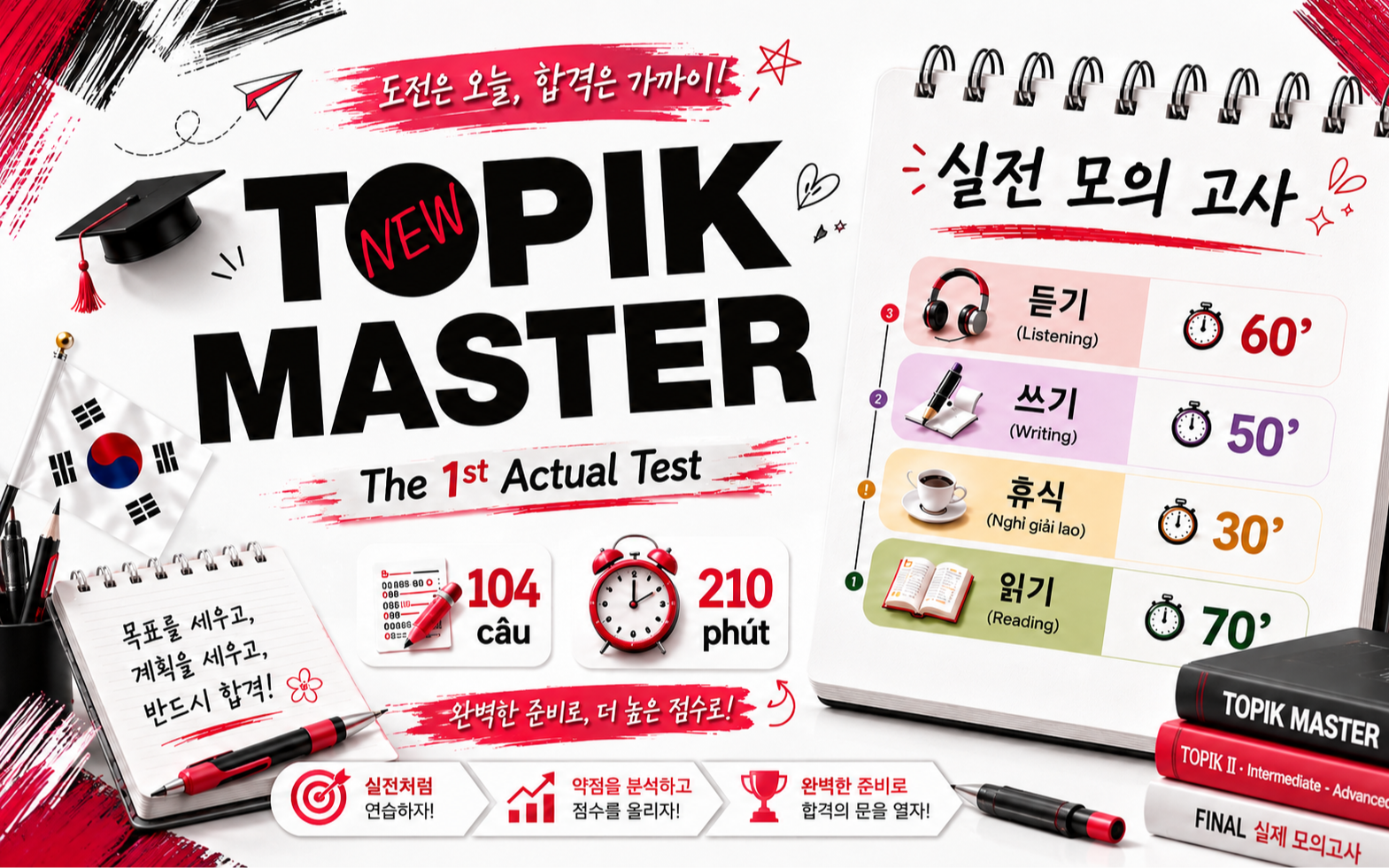 TOPIK MASTER | The 1st Actual Test