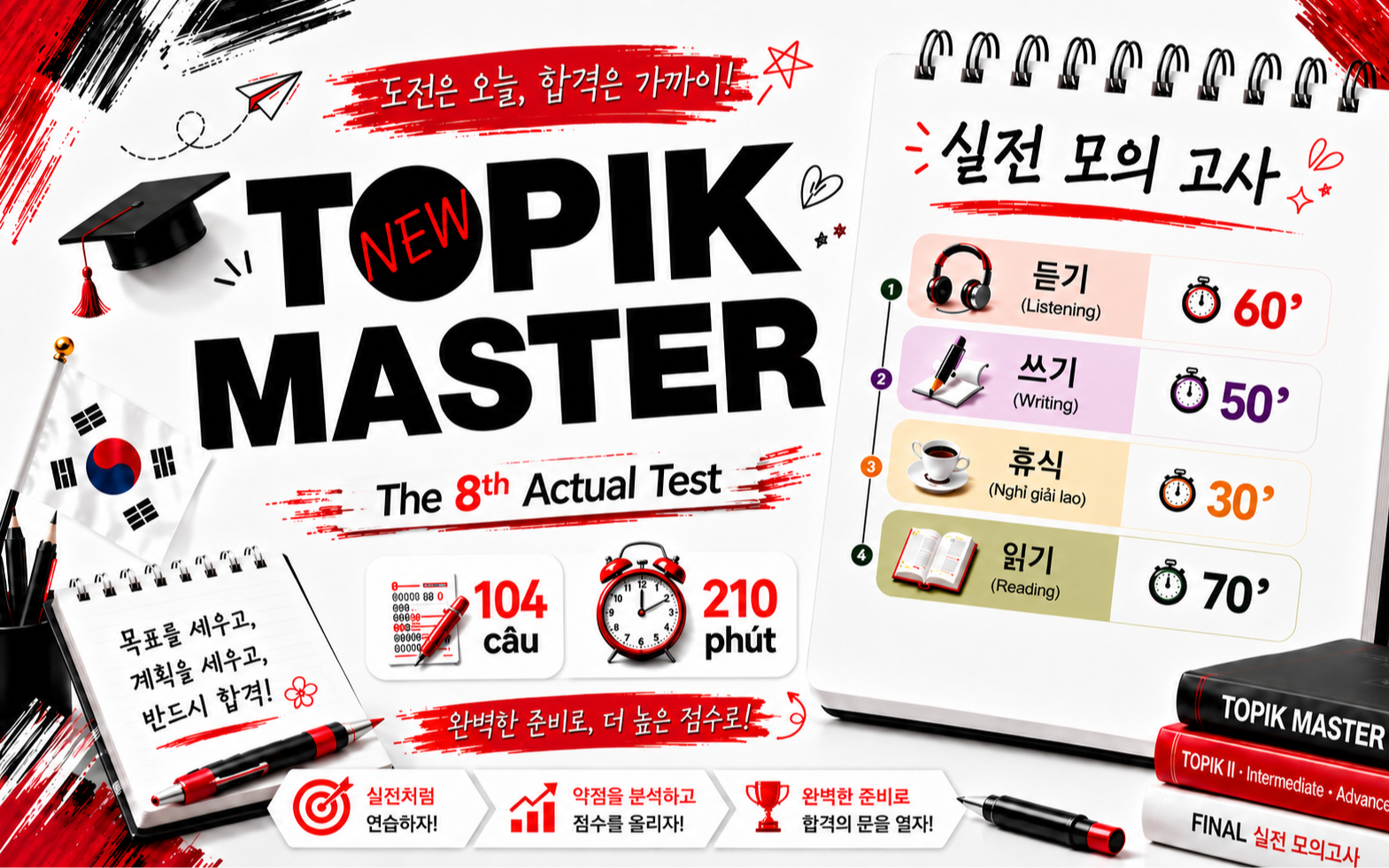 TOPIK MASTER | The 8th Actual Test