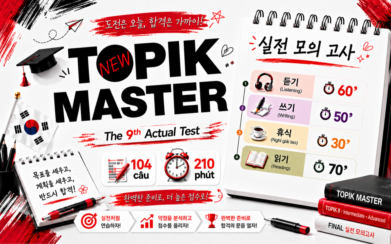 TOPIK MASTER | The 9th Actual Test