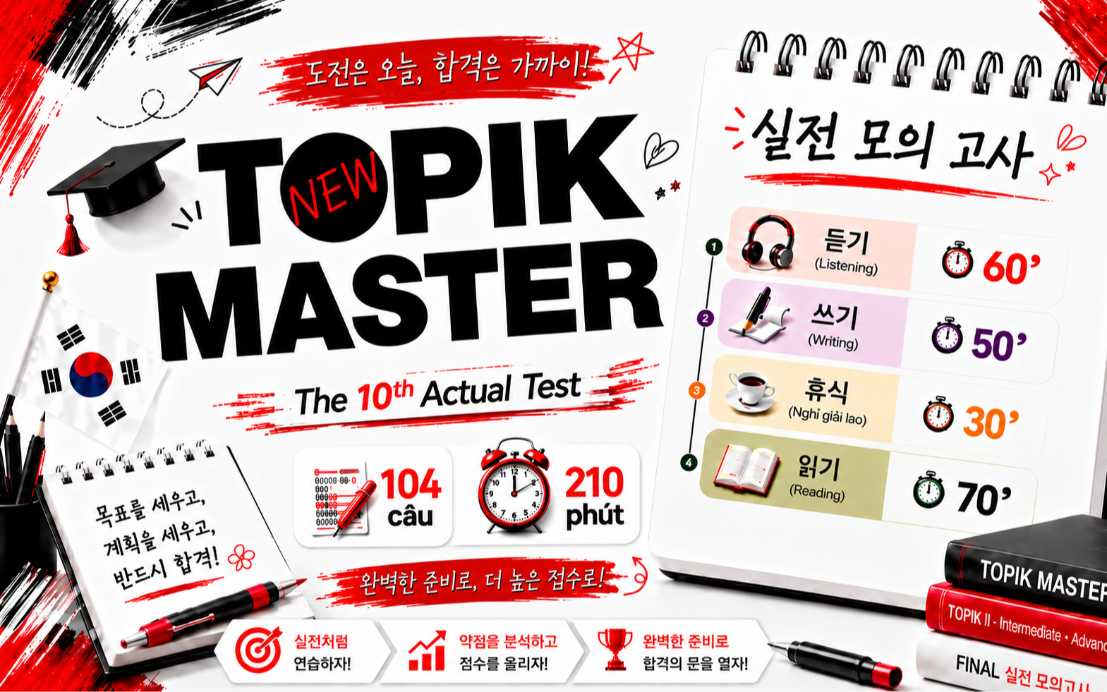 TOPIK MASTER | The 10th Actual Test
